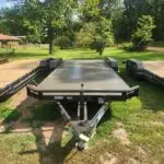 20×83 steal floor car hauler, view 3