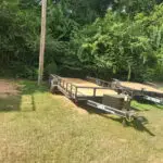 20×83 pipe top utility trailer