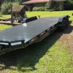 24’ x 83” steel floor car hauler