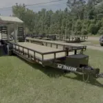24’x83” pipe top equipment trailer